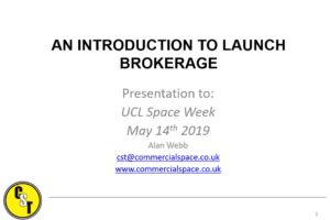 AN INTRODUCTION TO LAUNCH BROKERAGE (Alan Webb)